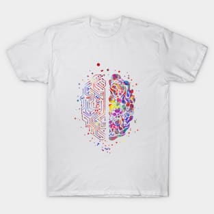 Circuit board brain, T-Shirt